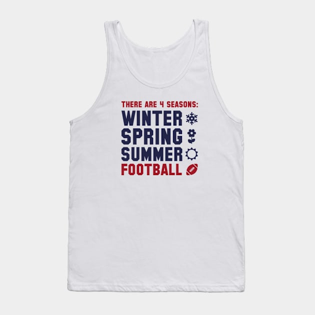 Four Seasons Football Tank Top by VectorPlanet